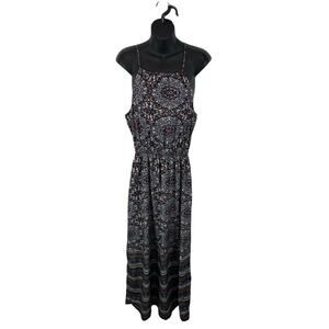 Athleta Island Life Maxi Dress Size XS Lightweight Halter Top Built in Bra